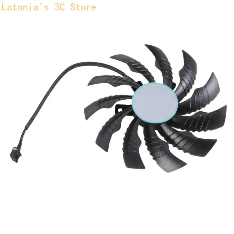 X3UB 12V Efficient Cooling Fan For ROG Strix GTX1650 1660 Graphics Cards Radiators