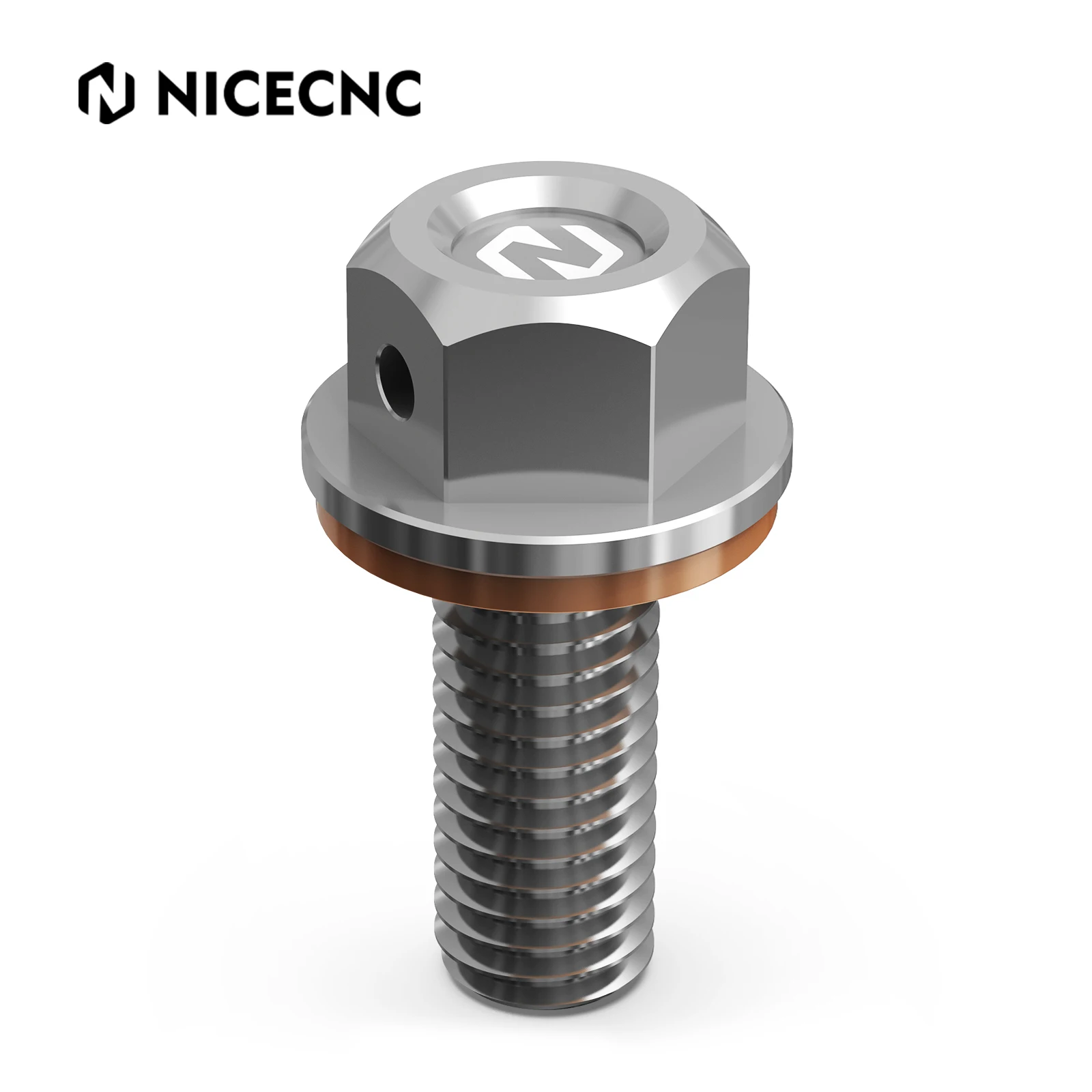 

NiceCNC For Honda CRF250R 2004-2016 CRF250X 2004-2017 CRF450R 2009-2016 M8X1.25 Magnetic Oil Drain Bolt Plug Screw CRF 250R 450R