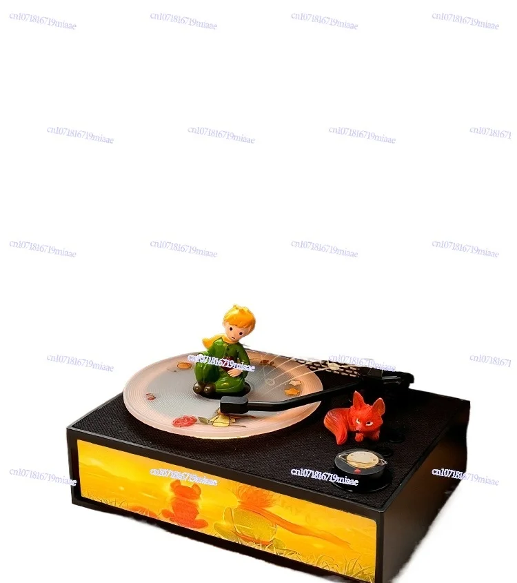 

Wireless Bluetooth Small Stereo Aromatherapy Advanced Atmosphere Night Light Retro Vinyl Record Player Graduation Birthday Gift