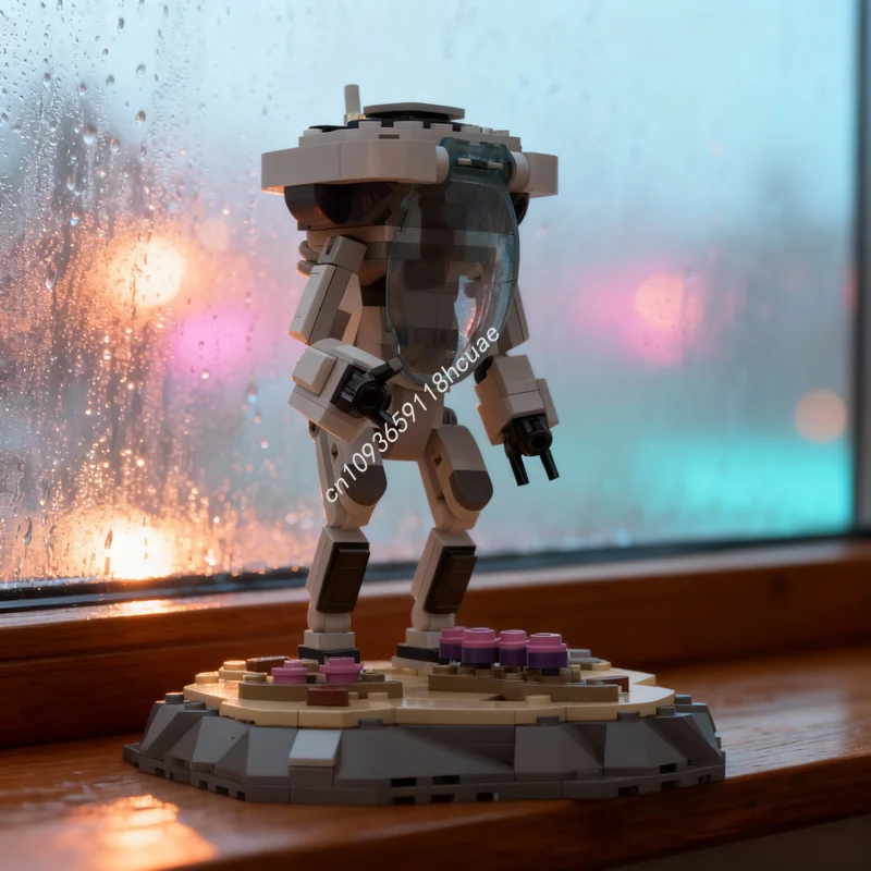 

397 деталей MOC Icons P R A W N Suit MK III Subnautica: Конструктор-модель, идея для рождественского подарка, развивающий конструктор-кирпичики для обучения архитектуре