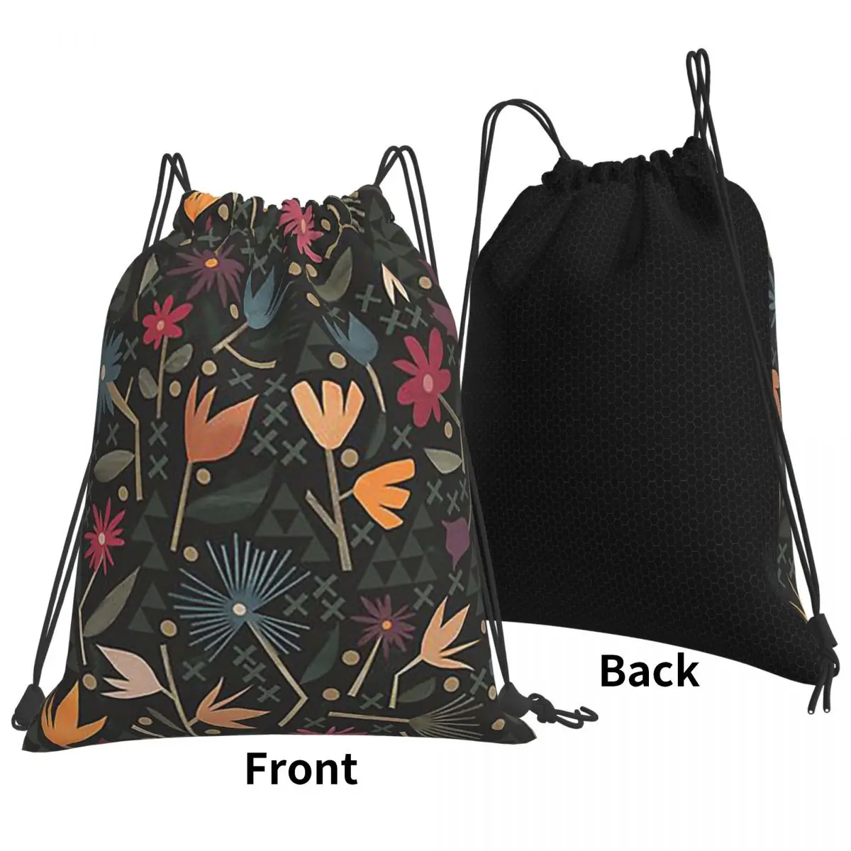 American Prairie Backpacks Casual Portable Drawstring Bags Storage Bag Book Bags For Travel Students