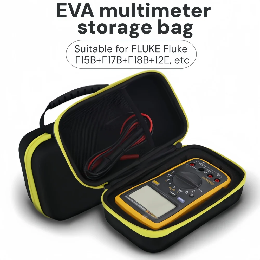 Hard Shell Multimeter Tool Bag Shockproof Case Portable EVA Toolbag ,for Fluke 101/115/116/117/113/114/F15B Storage Bag