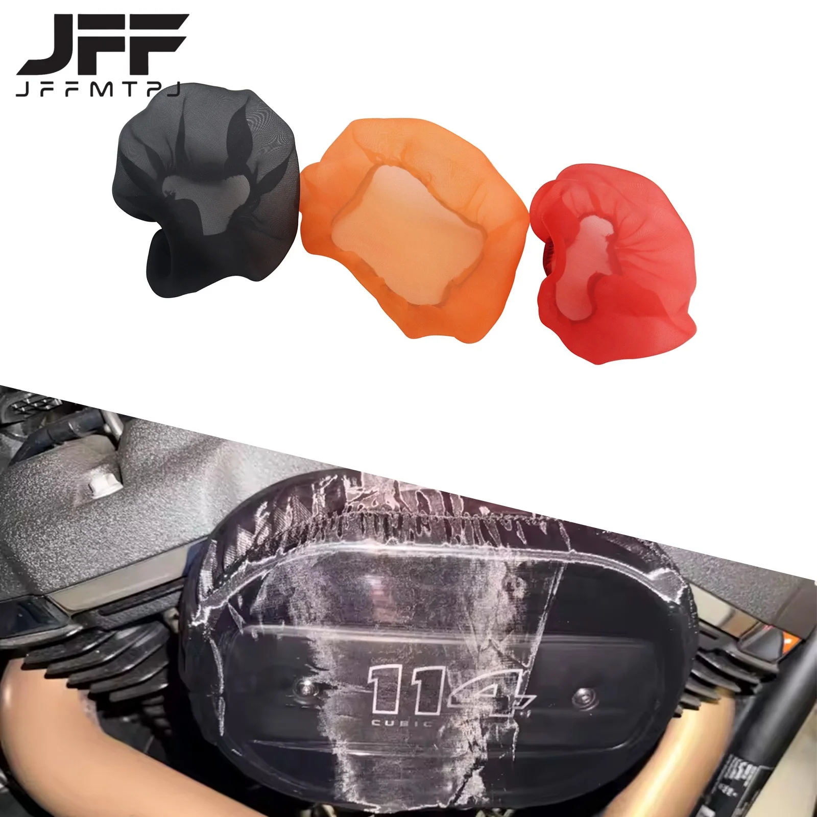 Off road motorcycle universal air filter, sand proof mesh, air filter cover, dust cover, washable air filter cover