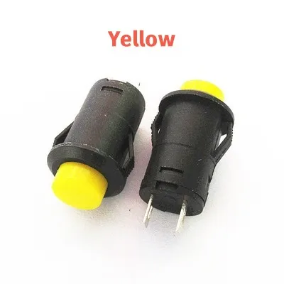 6pcs Self-Lock /Momentary Pushbutton Switches DS427 DS428 12mm OFF- ON Push Button Switch 3A /125VAC 1.5A/250VAC DS-427 DS-428