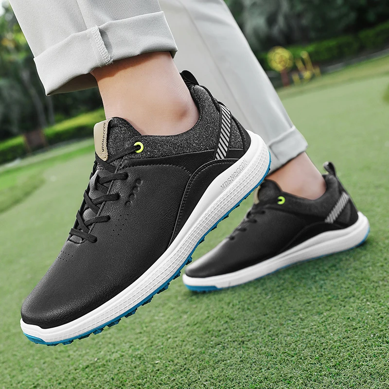 Chaussures de golf de qualité pour hommes, chaussures de golf professionnelles, coordonnantes, chaussures de golf d'extérieur