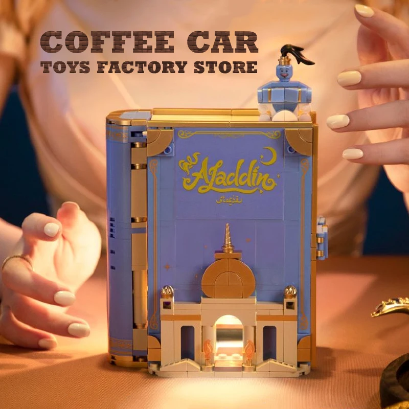 Cute Fairy Tales Building Blocks Books Anime Film MOC Bricks Toys Dream Princess 3D Storybook Model Children Girl Birthday Gifts