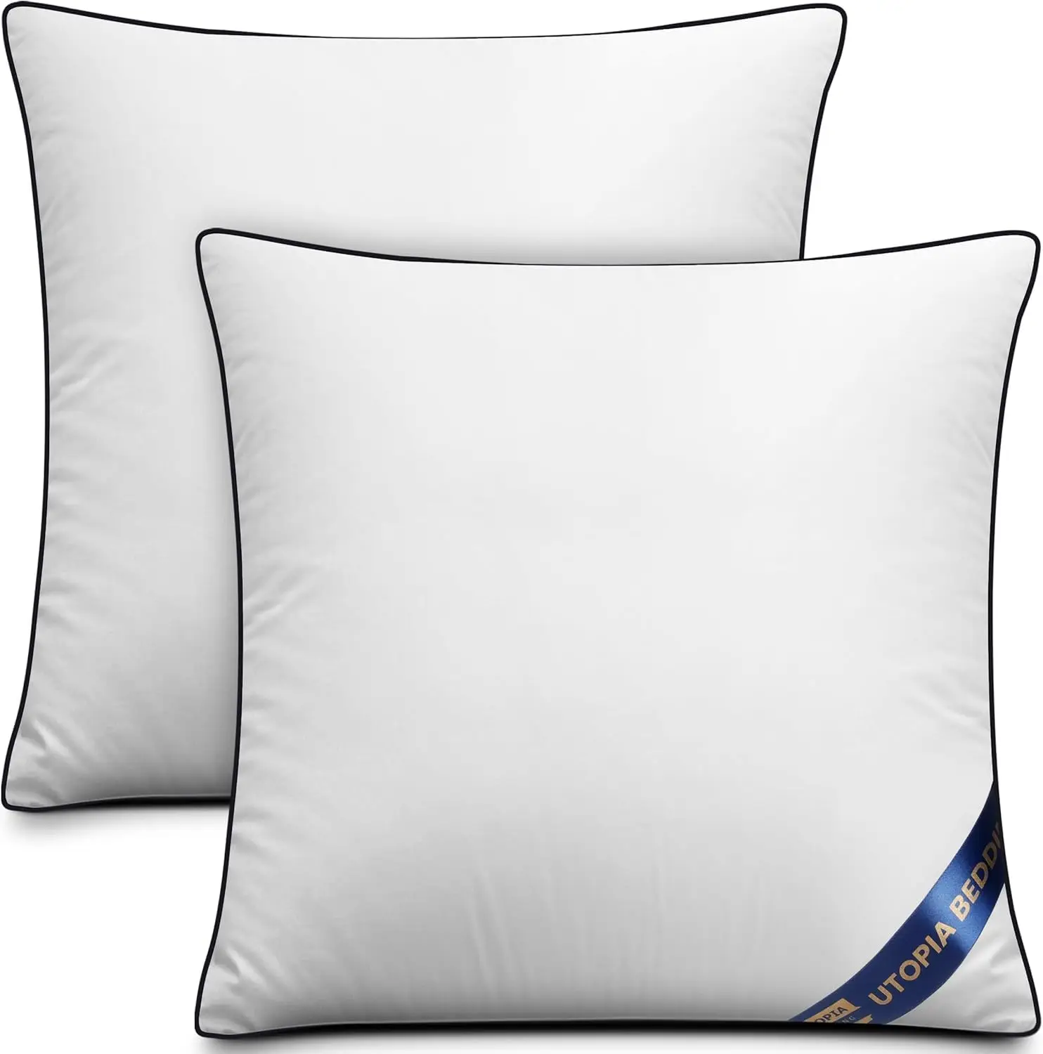 

Throw Pillow Inserts (Pa Of 2, White), 26 X 26 Hes Decorative Indoor Pillows For Sofa, Bed, Couch, Cushion Sham Stuffer