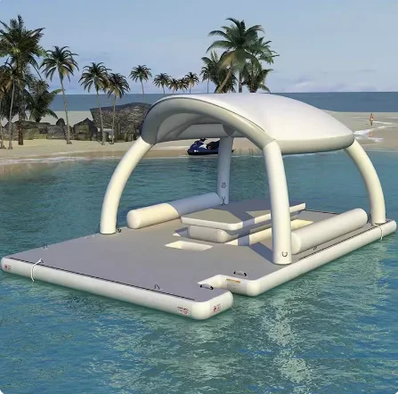 

Inflatable water table tent leisure and entertainment bar awning sea bed board multi-person