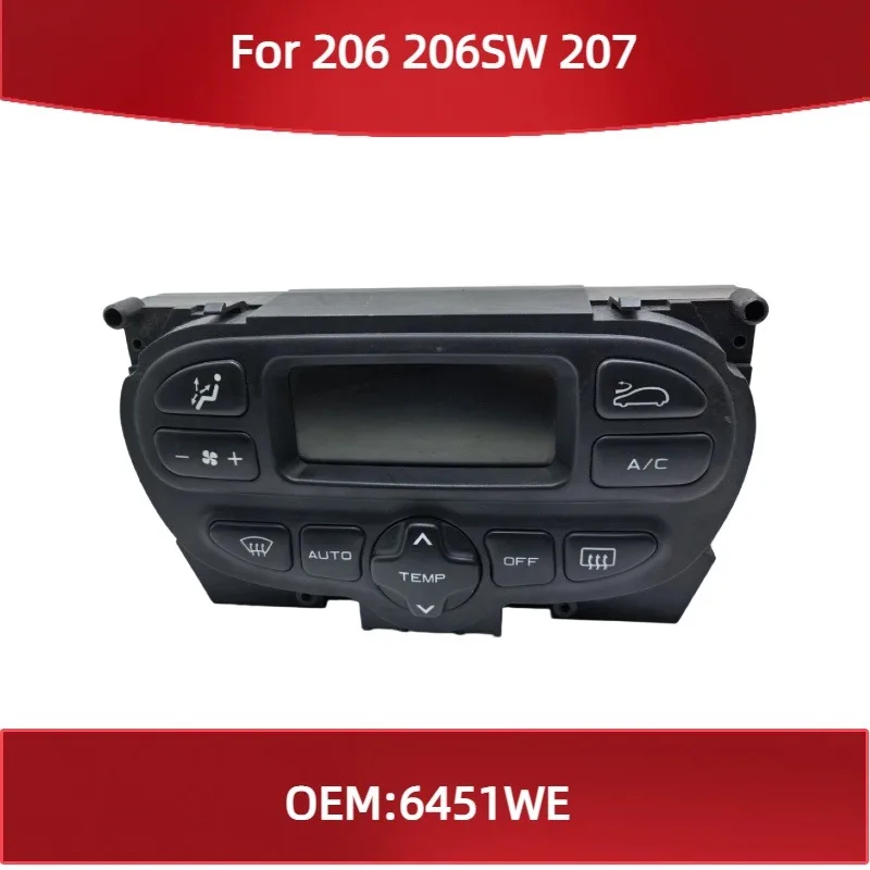 Air Conditioning Control Panel 6451WE for Peugeot 206 206SW 207