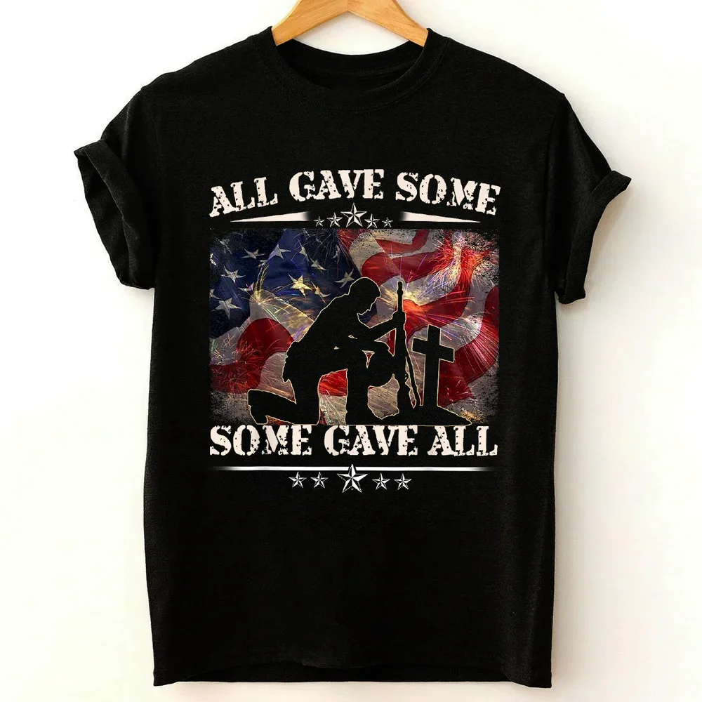 

All Gave Some Some Gave All T-Shirt Veteran & Memorial's Day T-Shirt, Size S-5XL