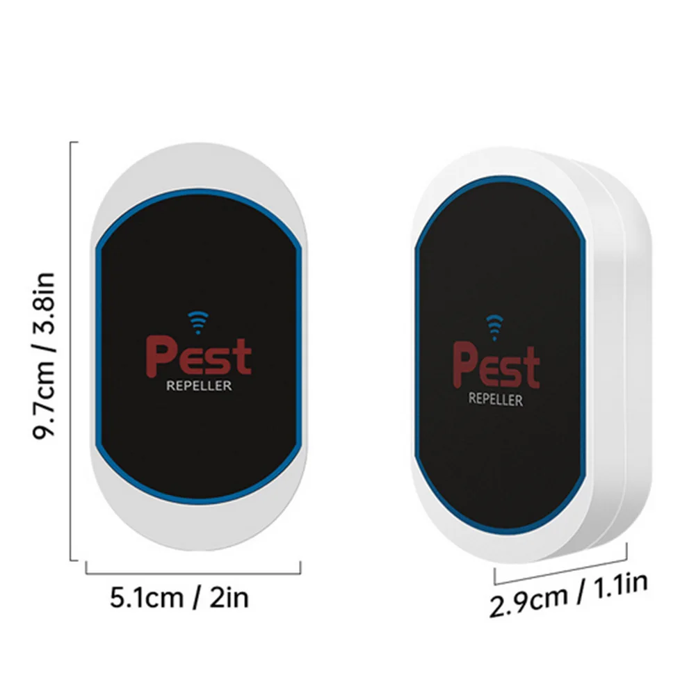 Ultrasonic Pest Repeller Plug-in Insect Repeller No Noise Rat Mosquito Repellent Pest Control Device for Cockroach Spiders