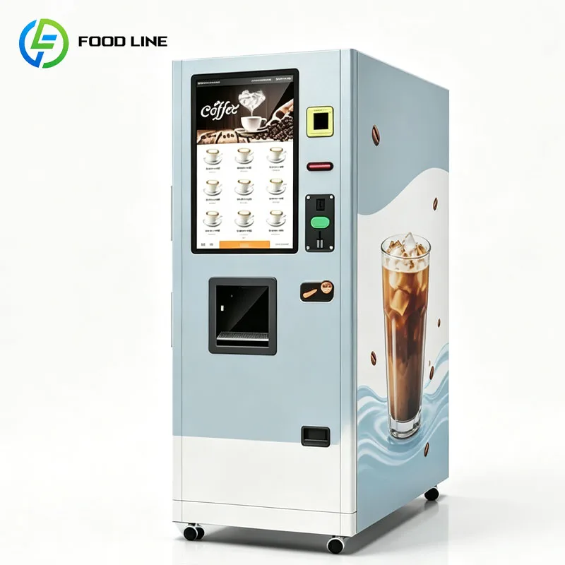 Coffee Vending Machine Self Service Coffee Dispenser Automatic Hot Beverage Machine for Business Customized