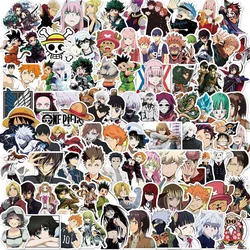 50/100PCS Mix Anime Demon Slayer Jujutsu Kaisen My Hero Academia Stickers Laptop Suitcase Car Cartoon Decoration Sticker Kid Toy