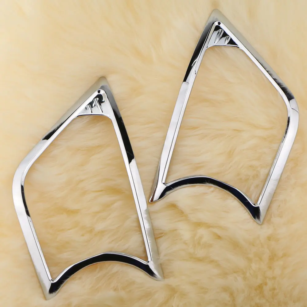 2 قطعة سيارة الجبهة ضوء الضباب غطاء إطاري غطاء الكسوة لاصقة تزيين لتويوتا إنوفا 2016-2022 ABS كروم اكسسوارات