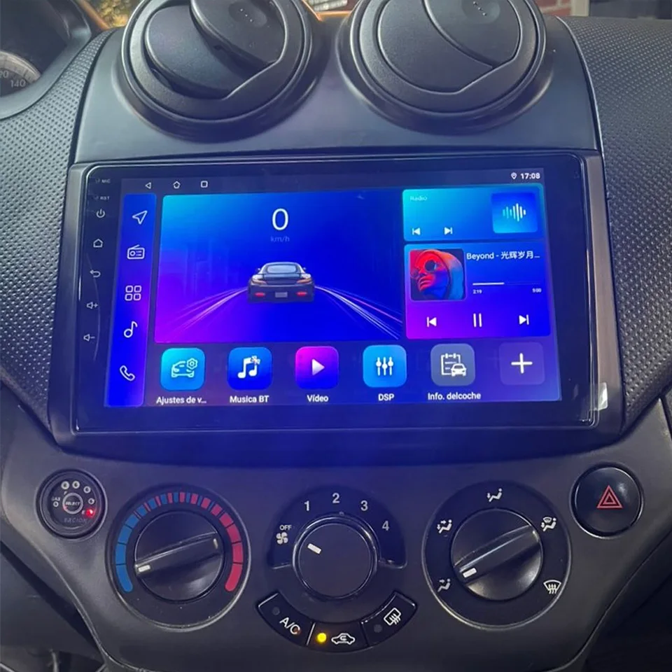 For Chevrolet Aveo 2006 - 2012 Auto Radio Stereo Multimedia Video Player GPS Navigation Monitor Android 14 4G Lte WiFi Carplay
