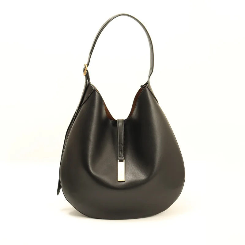 Vieline neue Damen One Shoulder Bag Echt leder große Hobos Achsel Tasche Halbmond Design Damen handtaschen