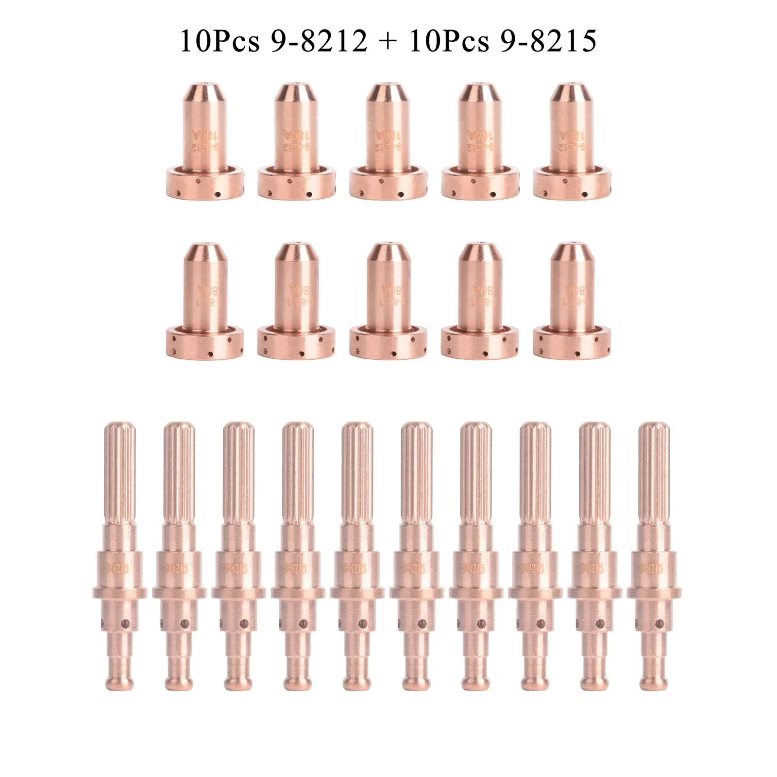 

20Pcs Plasma Electrode Tip 9-8212 100A Electrode 9-8215 Fit Thermal Dynamics SL60 SL100 Plasma Cutter Torch