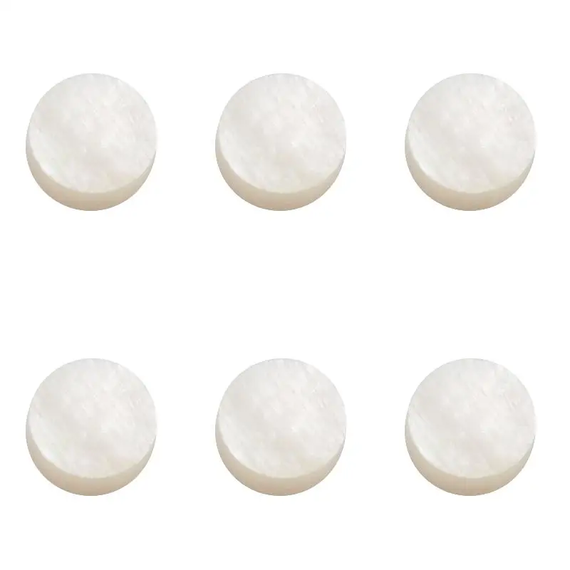 6Pack X(12 White Mother of Pearl Luthier Dots Inlay Fret Side Marker 6mm Guitar Parts
