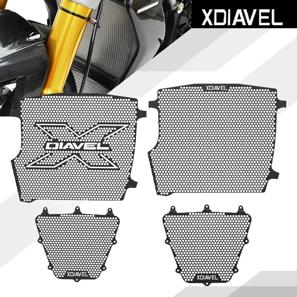 

For Ducati XDiavel 2016-2017-2018-2019-2020-2021-2022-2023-2024 Motorcycle Radiator Grille Cover Oil Cooler Guard CNC aluminium