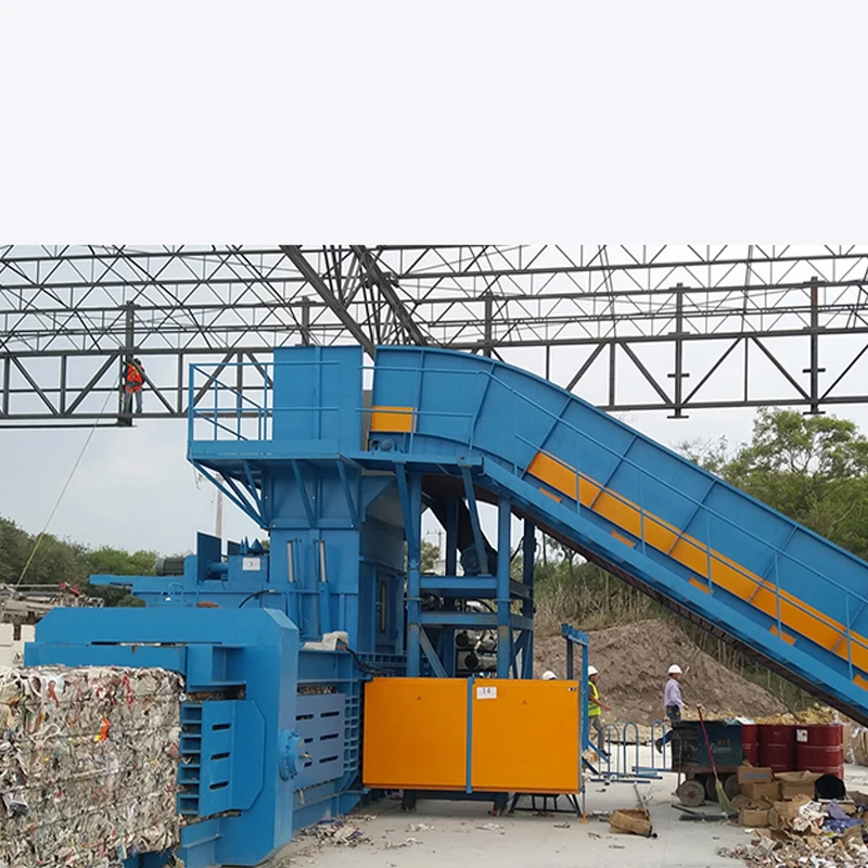 Recycling with Hydraulic Drive Remote Monitoring and Energy Saving Features Smart Fully Automatic Waste Baler for Sale