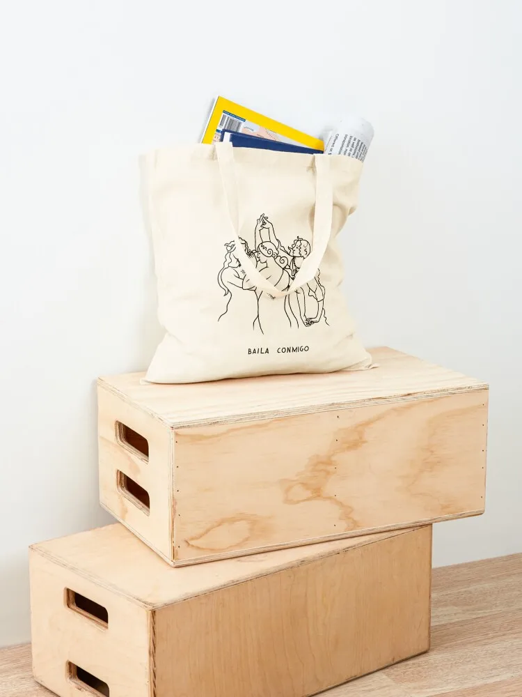 Baila conmigo ( primavera Botticelli ) Tote Bag reusable shopping bags Women's tote bag large tote bag Canvas stote