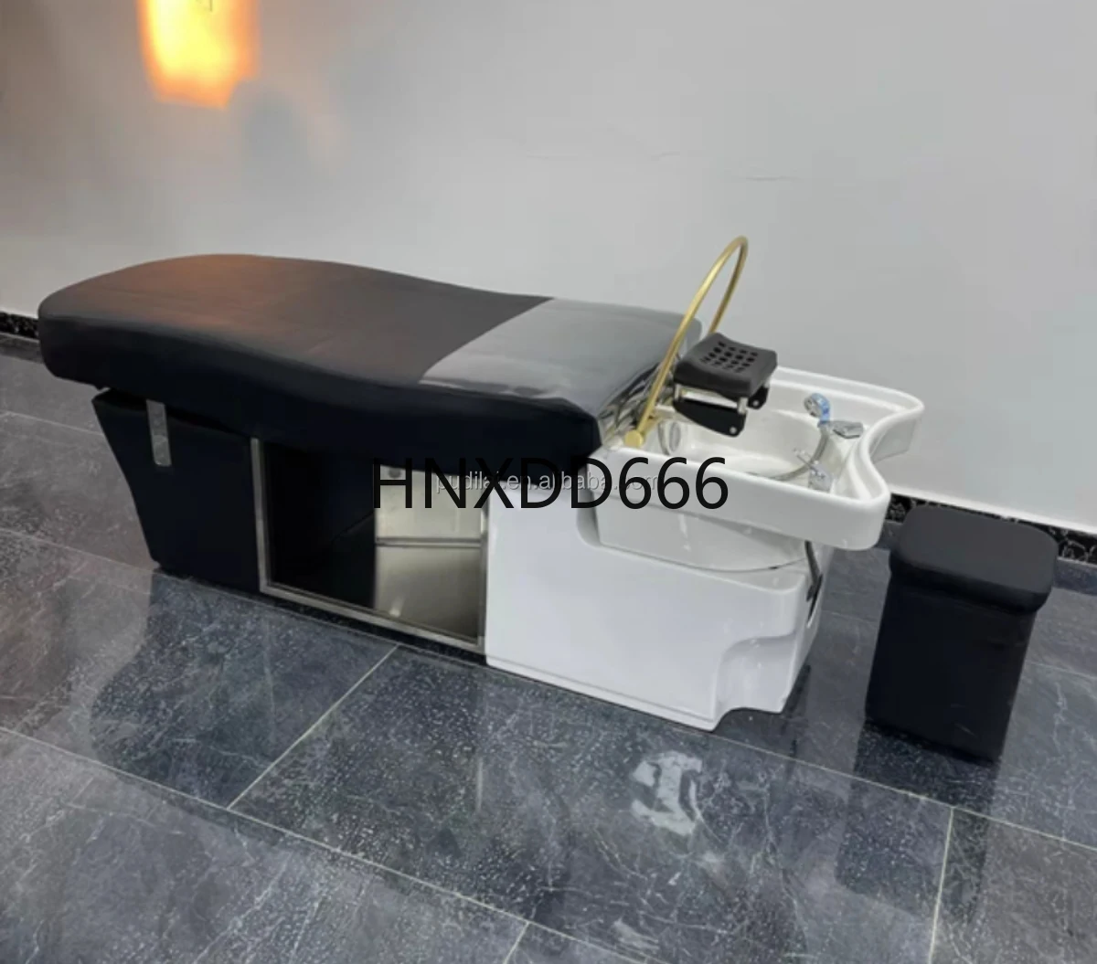

Sale Thai Massage Head Spa Hair Washing Basin Backwash Shampoo Chair Bed with Salon Sink
