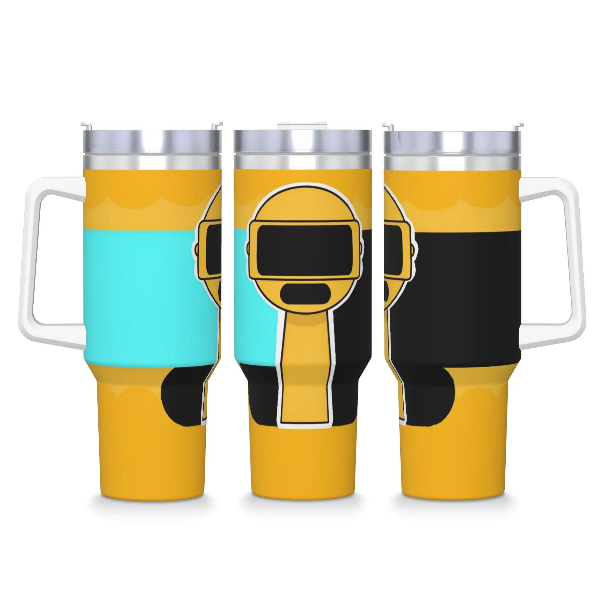 40OZ Stainless Steel Tumbler Cartoon Sprunki Game Thermal Mug  Keep Heat Cold and Hot Mugs Cup Travel Water Bottle