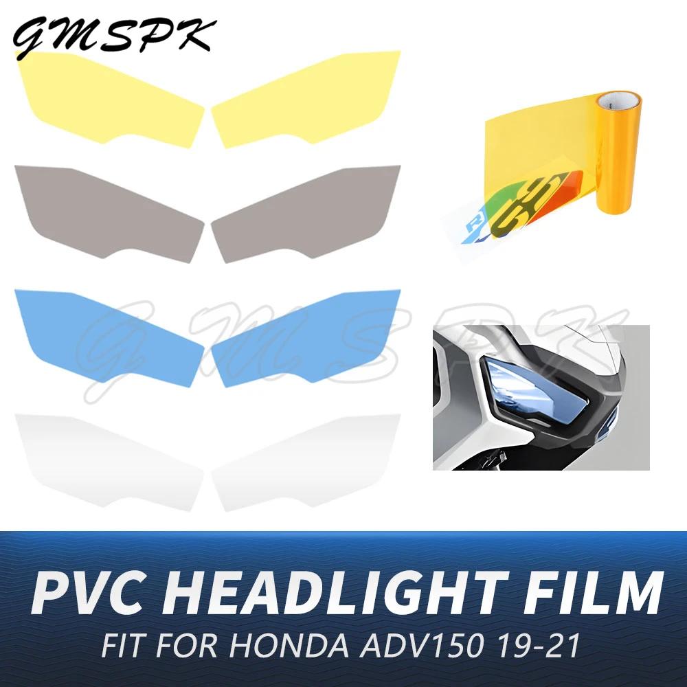 

Transparent Motorcycle Headlight Protection Film PVC Headlamp Film Sticker Fit For Honda ADV150 ADV 150 2019-2021