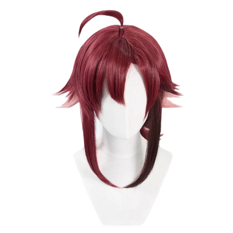 Nd shikanoin heizou cosplay perucas genshin impacto peruca cosplay perucas de cabelo sintético resistente ao calor para comic con coser festa