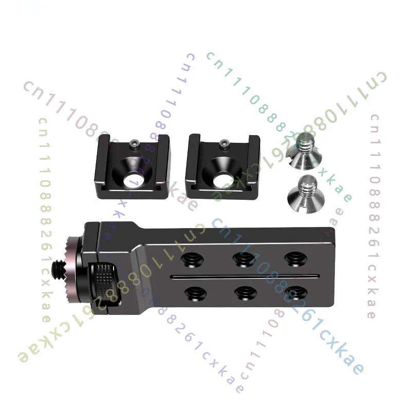 1pcs Quick Release L‑Shape Bracket Expansion Base Plate With Multiple Mount Holes For Camera Photography Accessory