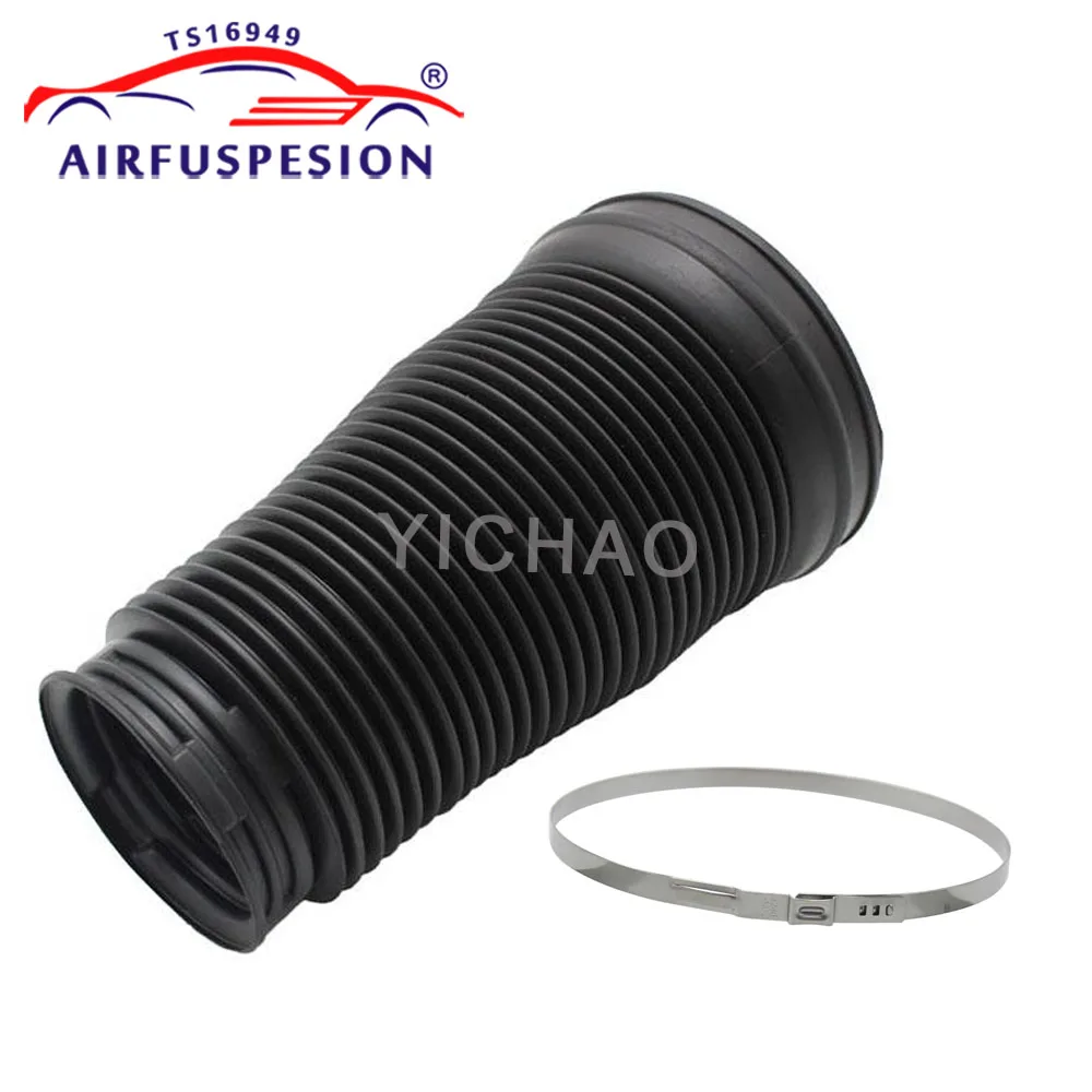 4pcs Front+Rear Air Shock Absorber Dust Cover+Rings For Mercedes Benz W221 S300 S320 S450 A2213204913 A2213205513 A2213205613