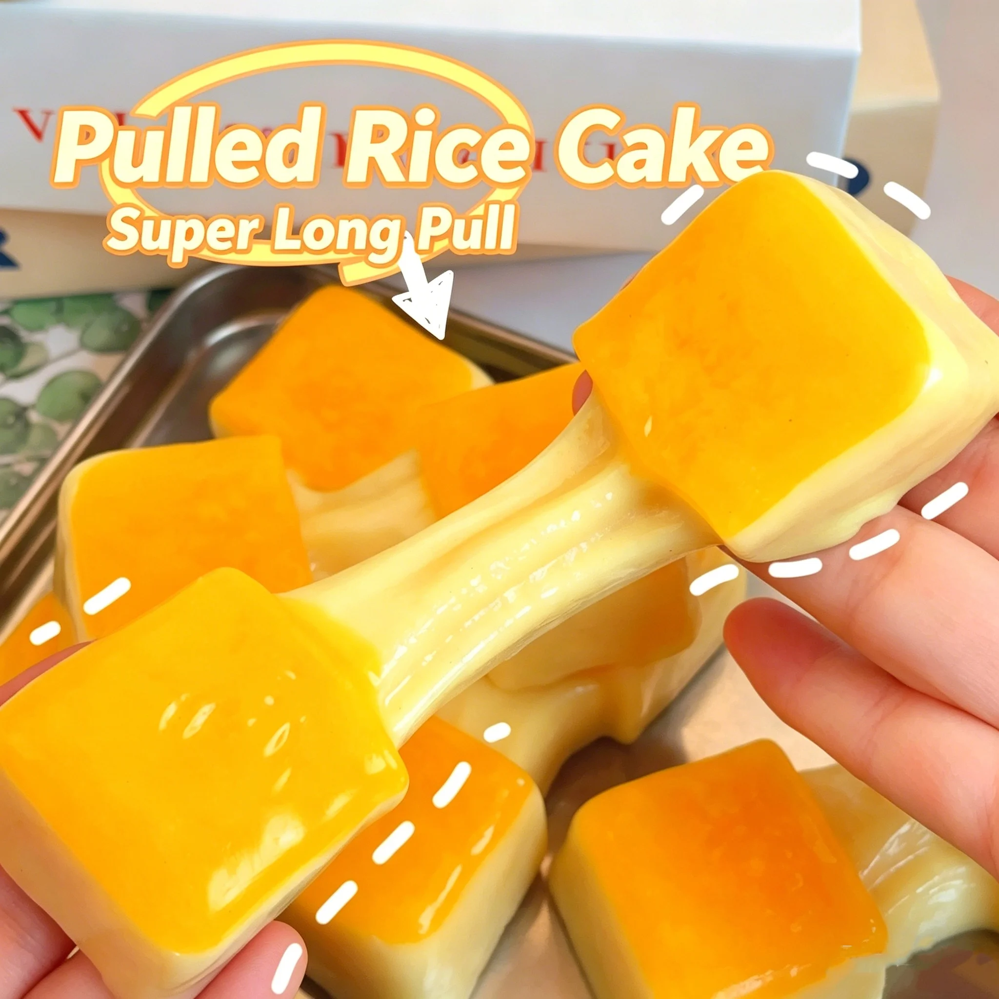 

Trendy Stretchy Rice Cake Fake Food Toy, Soft & Cute Design (Assorted Styles / Random Styles)