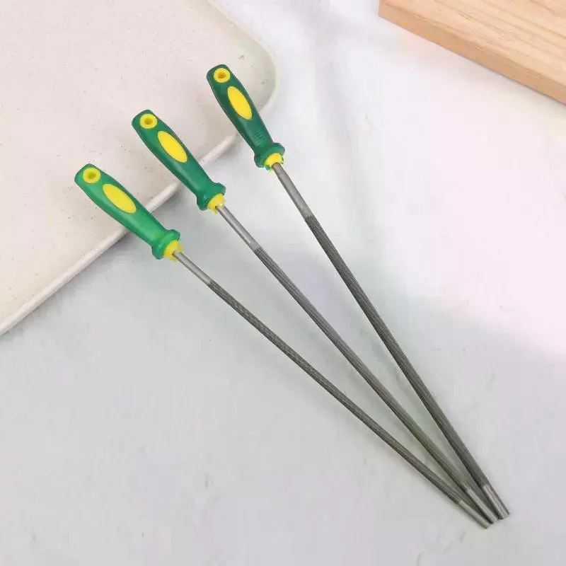 4.0mm 4.8mm 5.5mm Round High Carbon Steel Saw Chain Files Kit Saw Sharpening File for Chainsaw Accessories Woodwork Tools