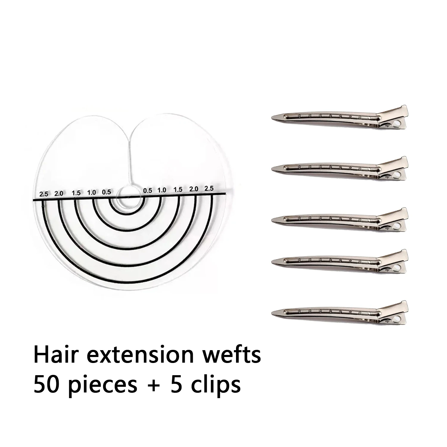 50/20/10 Pcs+5 clips/Lot New Fashion Good Easy Tools Heat Protector Shields for Hair Extension Useful Styling Tools