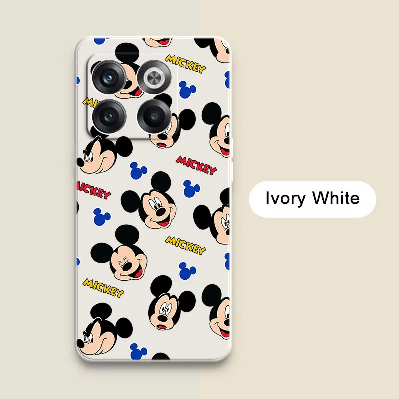 New Cute Mickey Mouse Liquid Silicone Case For OnePlus Nord CE3 CE2 Lite 2T N20SE N100 N200 N300 11R 10T 10R 9RT ACE 2V Pro 5G