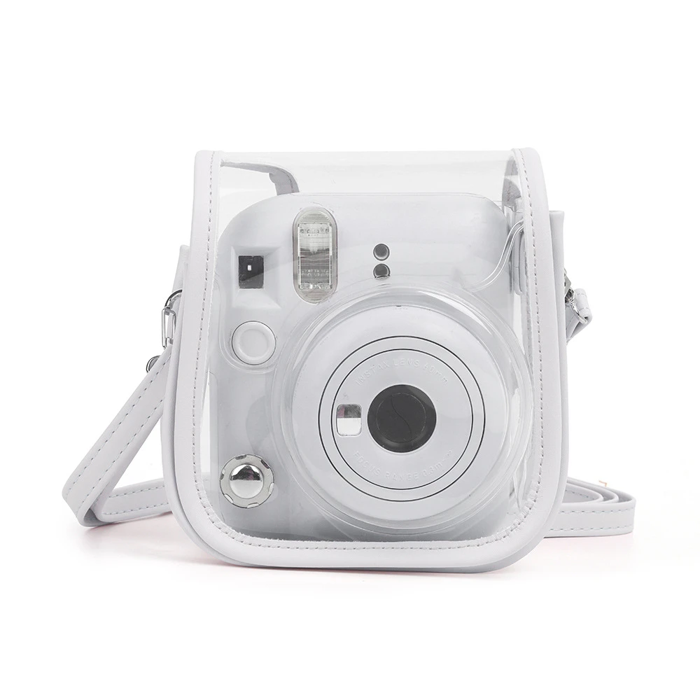 Fujifilm Instax Mini 12 حقيبة كاميرا شفافة ، تناسب الكاميرا الرقمية الطازجة والحلوة ، حقيبة حماية التخزين