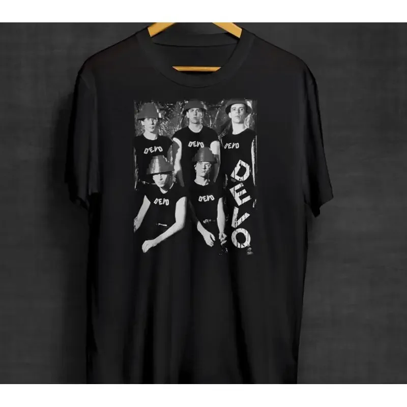 Devo Black T Shirt Band Synthpop New Wave Post Punk