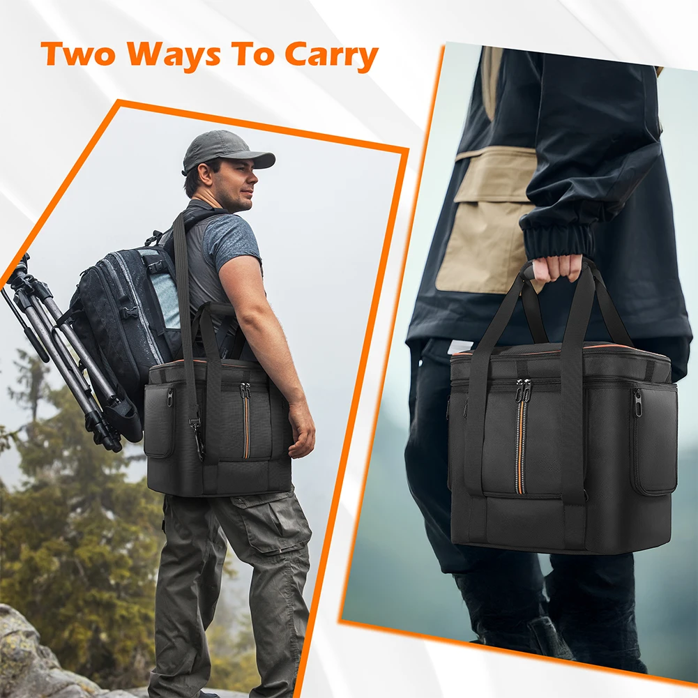 Carrying Case for Jackery Explorer 2000 V2 700 Plus/2000 V2 Portable Power Station Bag Storage Case with Shoulder Strap & Handle