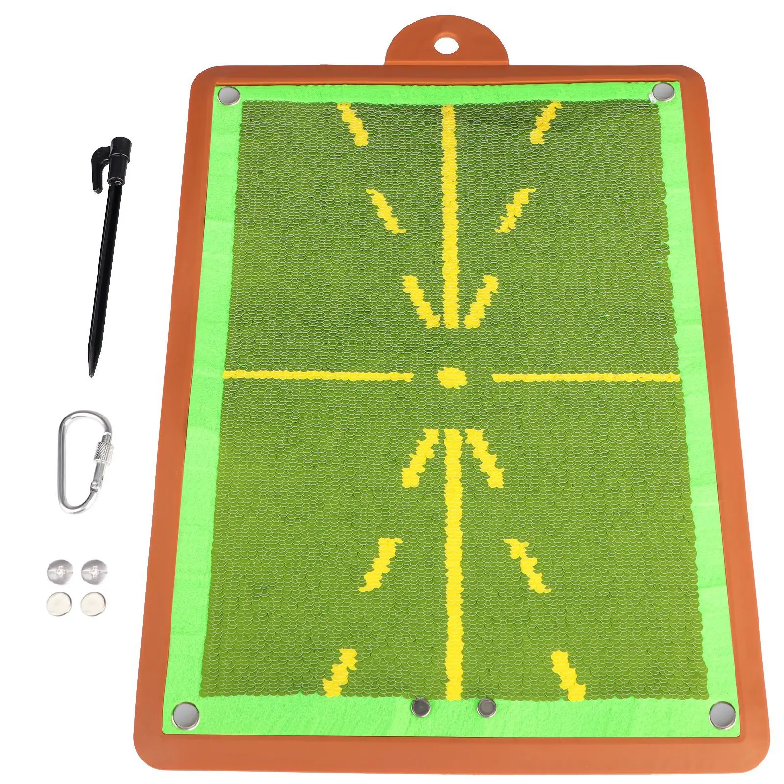 Golf Swing Trajectory Pad Golf Swing Strike Hitting Mark Direction Detection Pad Golf Training Aids Accesorios De Golf Deporte