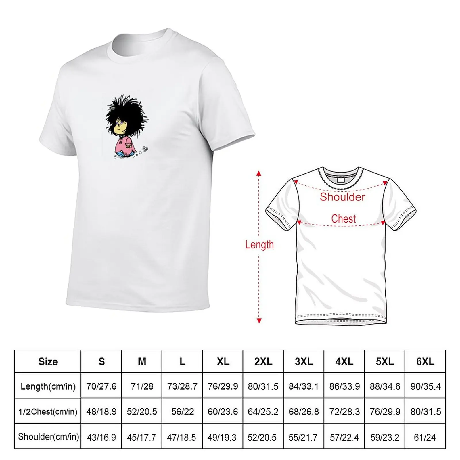 New Mafalda dawns. T-Shirt funny t shirt heavyweight t shirts men clothes