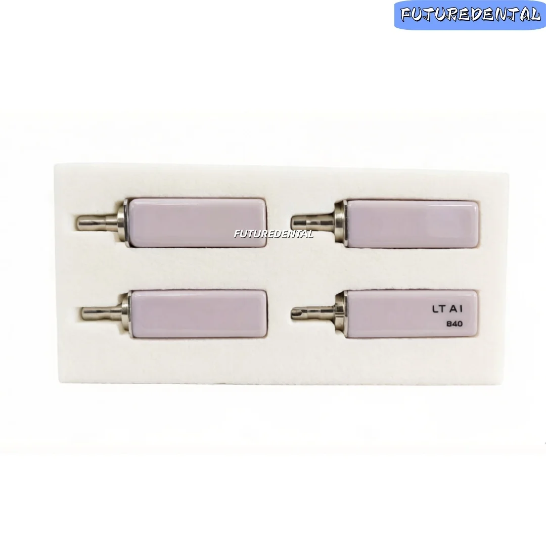 Dental B40 Glass Ceramic Lithium Disilicate Long Ceramic Block Lt A1 40X15X15Mm Restoration Material