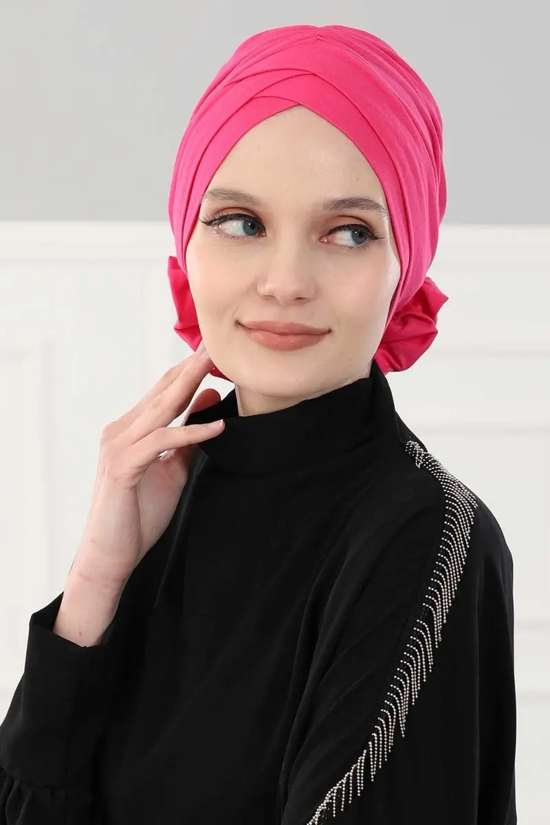 Cross Rose Bone Fuchsia