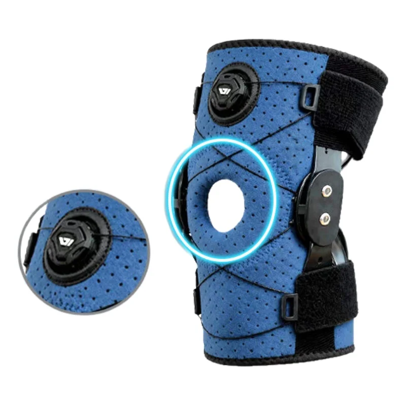 1Pcs Adjustable Meniscus Knee Brace Hinged Patella Support Knee Stabilizer Compression Knee Pad for ACL MCL Joint Pain Relief