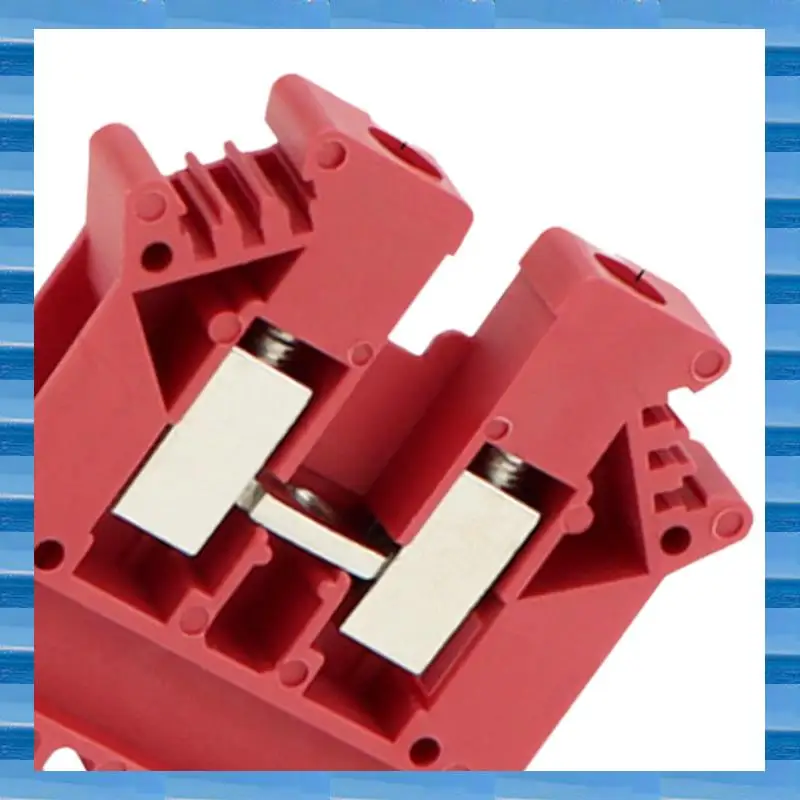 

AT53 DIN Rail UK2.5B Square Universal Screw Connector 100 Pcs Terminal Block Clamp Connector