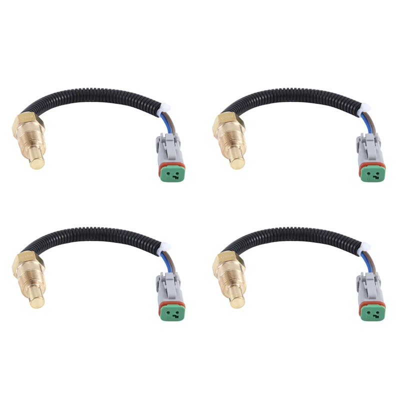 

4X 41-6538 416538 Engine Temperature Sensor W/ Auxiliary Hole For Thermo King SB / SLX / Slxi / T-Series / Precedent