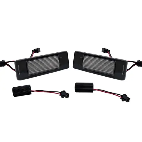 2 stuks Voor Nissan Juke F15 Micra CC Primera Evalia NV200 Qashqai J11 J10 Note Pathfinder III LED kentekenverlichting