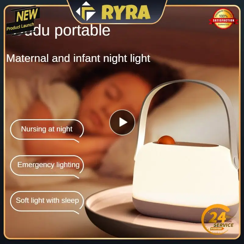 Mother And Baby Lamp Convenient Operation Easy To Carry 3000k Color Temperature Portable Type-c Charging Lighting Led Nightlight