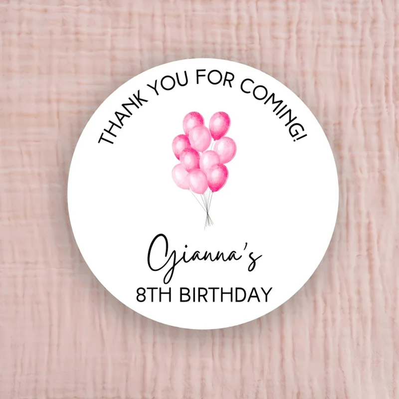 Custom Stickers Photo Label Waterproof With Text Logo Name Picture Personalized Round for Thank You Packaging Events Gifts 4cm