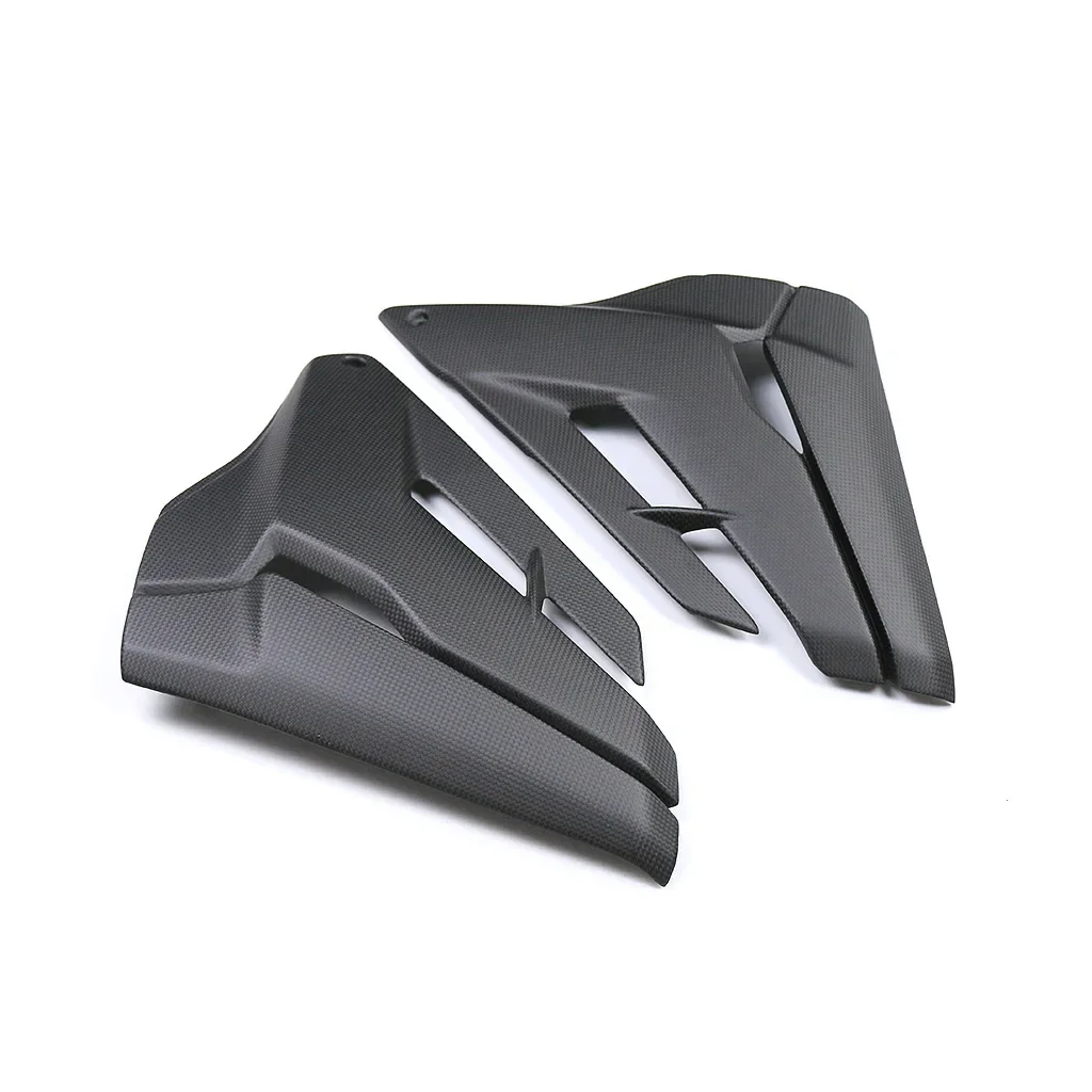 Suitable for Ducati Street Fighter V2 modified carbon fiber lower dome spoiler side