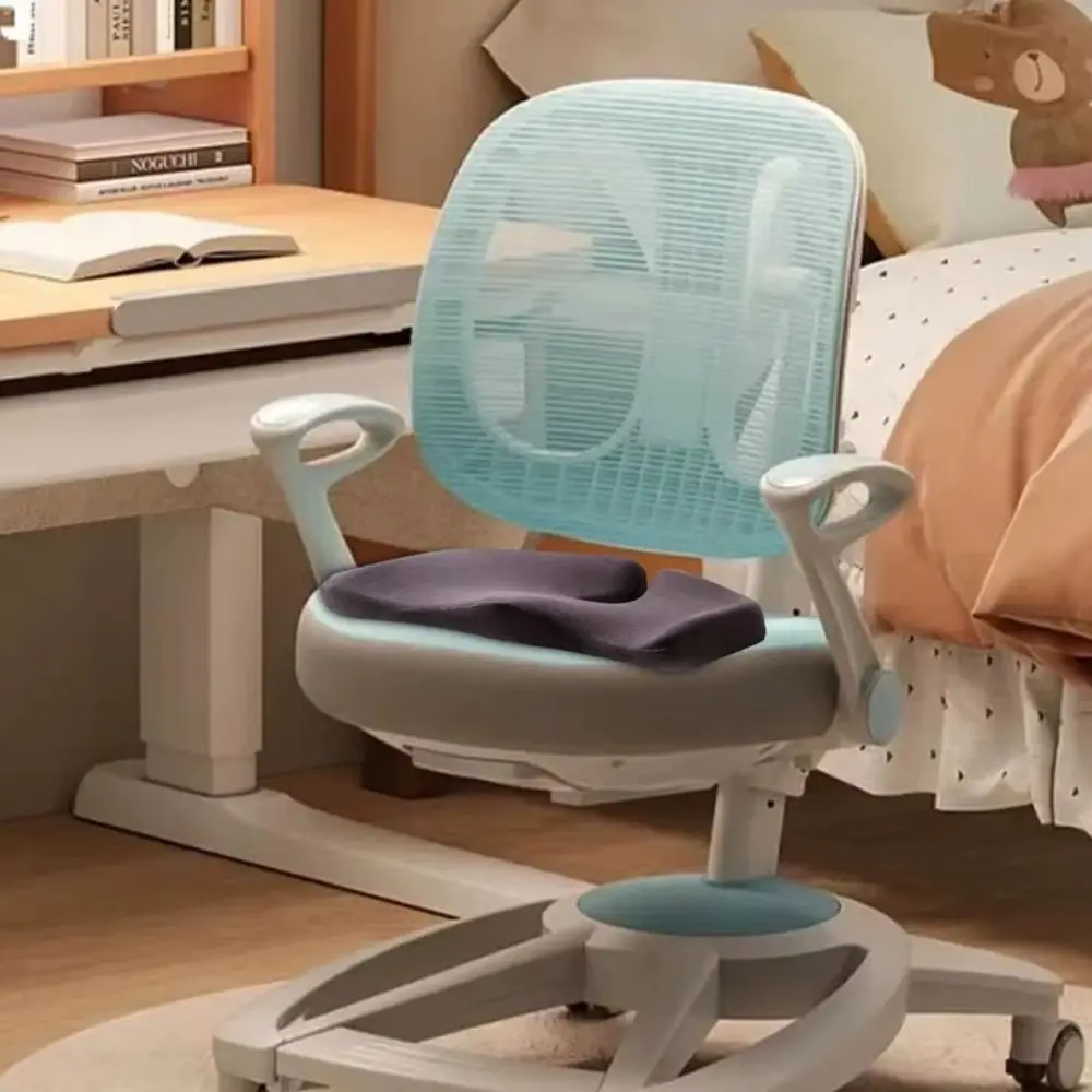 وسائد كرسي مميزة غير قابلة للانزلاق وسادة مؤخرة مريحة ناعمة سميكة رغوة الذاكرة 38 × 35 سم وسادة مقعد لتقويم العظام لمقعد السيارة